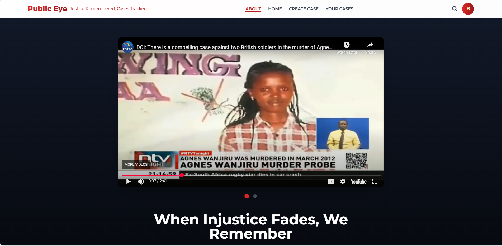 Public Eye Screenshot